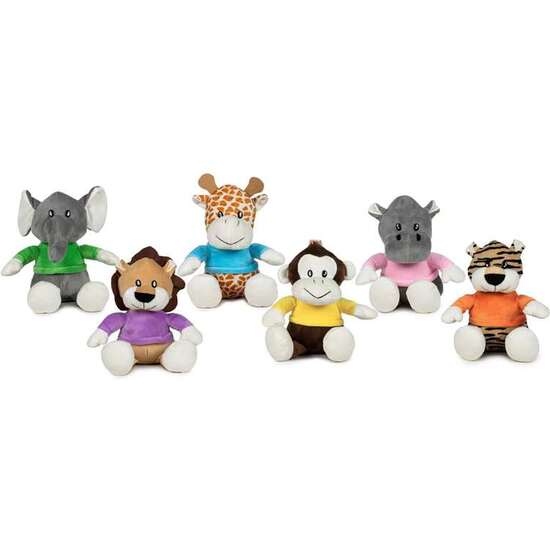 PELUCHE ANIMALES CON CAMISETA 28 CM - MODELOS SURTIDOS image 0