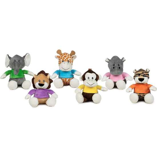 PELUCHE ANIMALES CON CAMISETA 28 CM - MODELOS SURTIDOS image 0