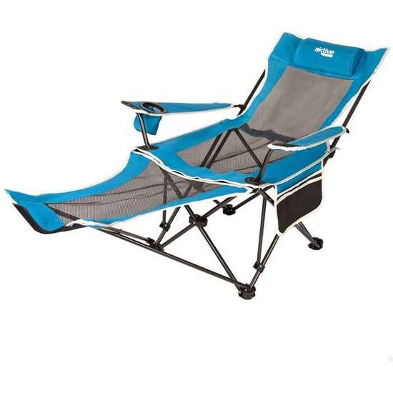 TUMBONA CAMPING POLIESTER CON ALMOHADA AKTIVE 152X54X75CM image 0