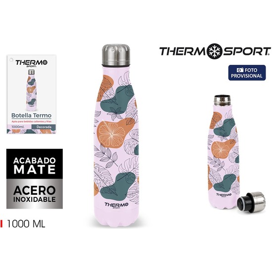 BOTELLA TERMO 1000ML DECORADA THERMOSPORT image 1