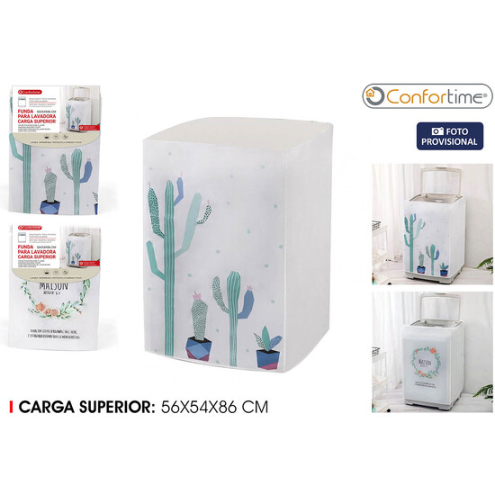 FUNDA LAVADORA SUPERIOR 62X56X84CM CONFORTIME image 0