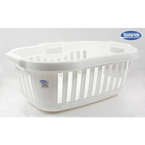 CESTA ROPA ERGONOMICA 50L HIPSTER BLANCO image 0