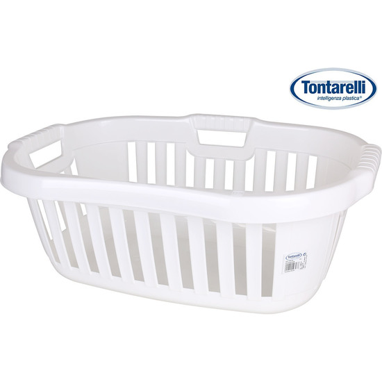 CESTA ROPA ERGONOMICA 50L HIPSTER BLANCO image 1