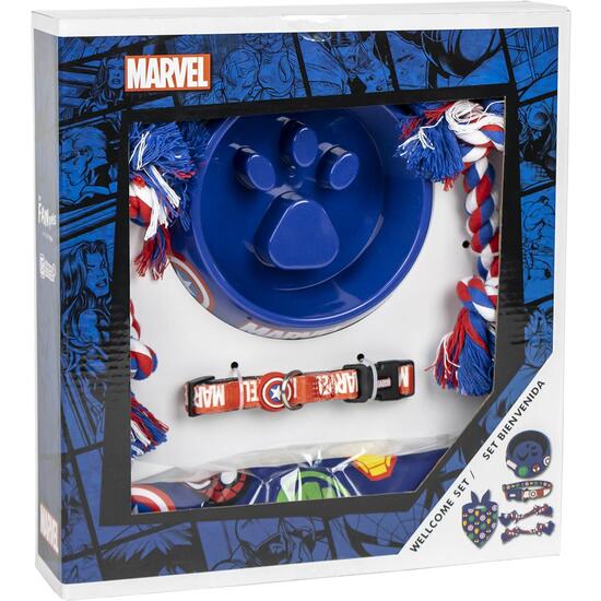 SET REGALO BIENVENIDA AVENGERS CAPITAN AMERICA image 0