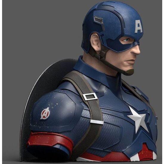 BUSTO HUCHA CAPITAN AMERICA DELUXE ENDGAME VENGADORES AVENGERS MARVEL 20CM image 1