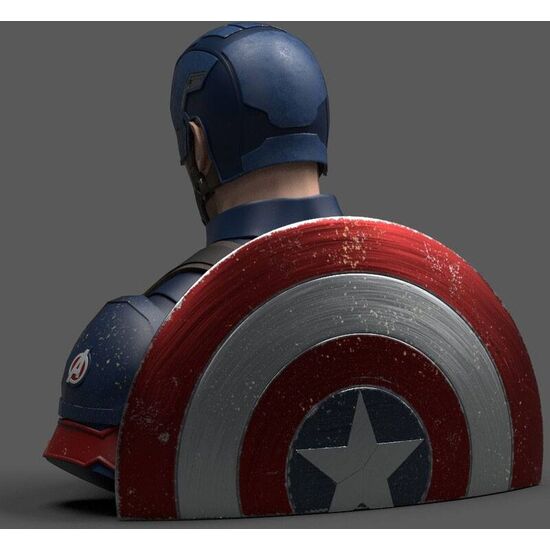 BUSTO HUCHA CAPITAN AMERICA DELUXE ENDGAME VENGADORES AVENGERS MARVEL 20CM image 2