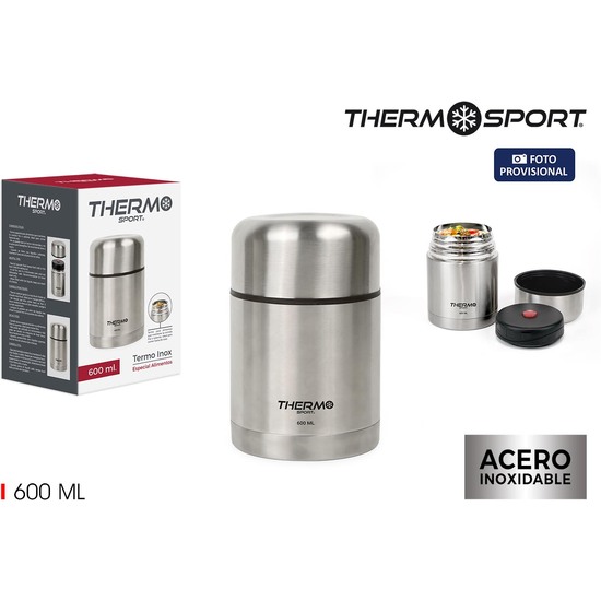 TERMO COMIDA INOX 600ML THERMOSPORT image 1