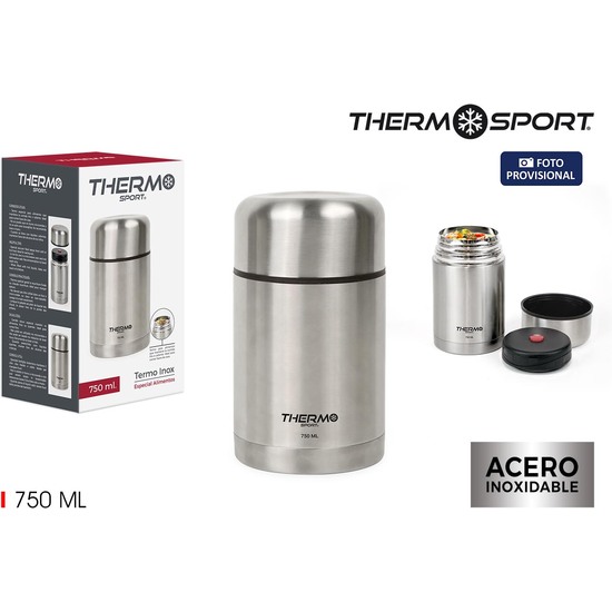 TERMO COMIDA INOX 750ML THERMOSPORT image 1