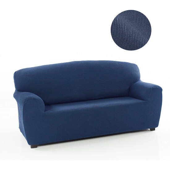 FUNDA SOFA POCKET MARCELA 2 PLAZAS AZUL image 1