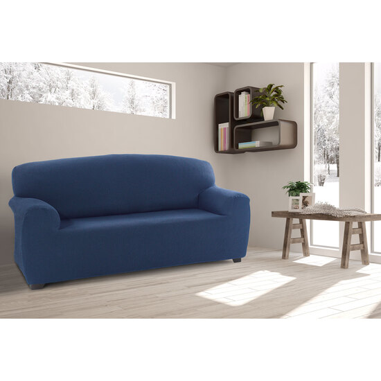 FUNDA SOFA POCKET MARCELA 2 PLAZAS AZUL image 2
