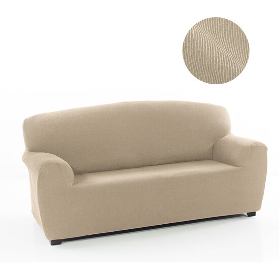 FUNDA SOFA POCKET MARCELA 3 PLAZAS BEIG image 1