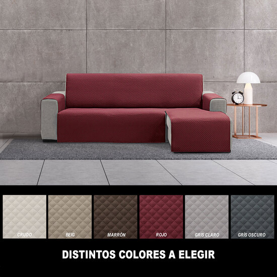 CHAISE IZ/DER ACOLCHADO REVERTE 280 CM ROJO image 5