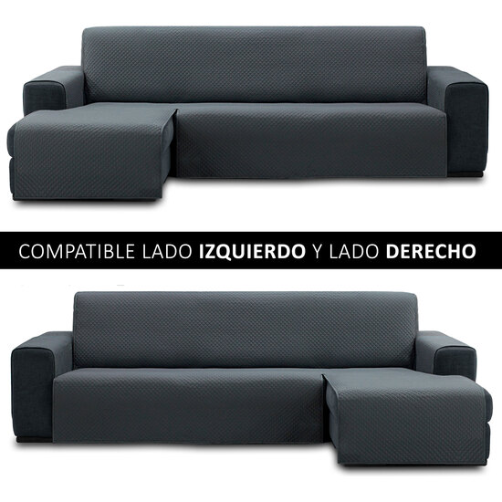 CHAISE IZ/DER ACOLCHADO REVERTE 280 CM GRIS OSCURO image 3