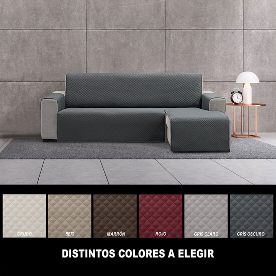 CHAISE IZ/DER ACOLCHADO REVERTE 280 CM GRIS OSCURO image 5