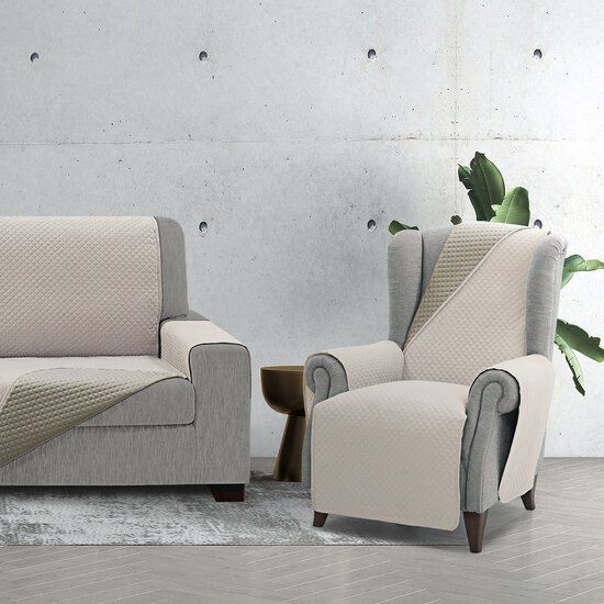 SALVA SOFA ACOLCHADO REVERTE 1 PLAZA BEIG-CRUDO image 3