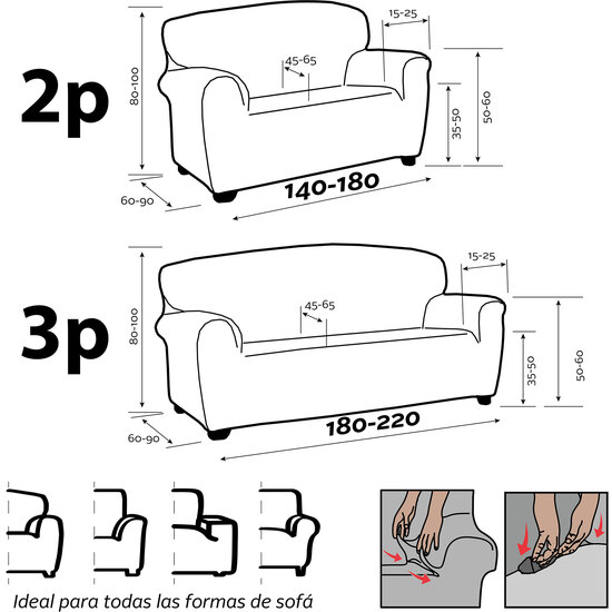 FUNDA SOFA POCKET MARCELA DUO ANTE image 7