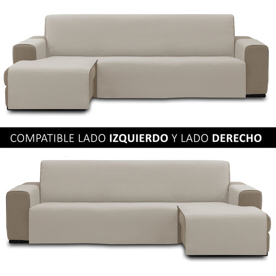 CHAISE IZ/DER ACOLCHADO REVERTE 240 CM CRUDO image 3