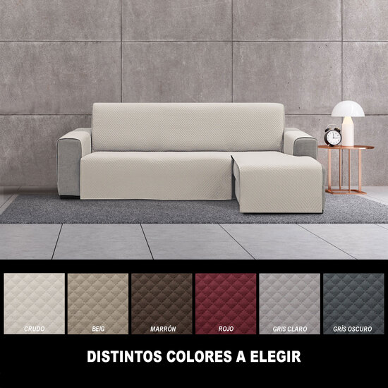 CHAISE IZ/DER ACOLCHADO REVERTE 240 CM CRUDO image 5