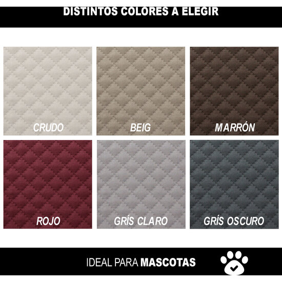 CHAISE IZ/DER ACOLCHADO REVERTE 240 CM CRUDO image 8