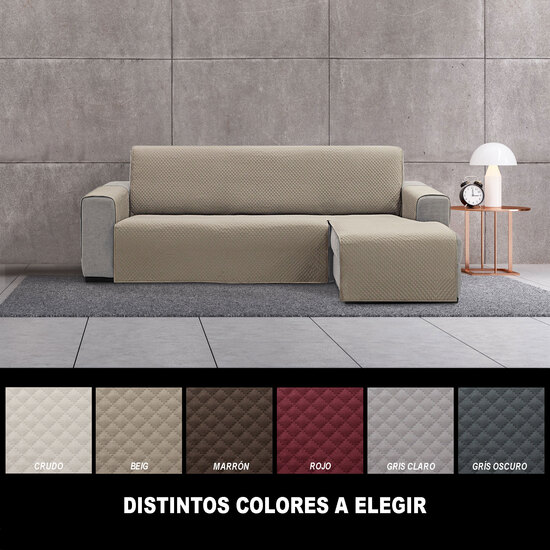 CHAISE IZ/DER ACOLCHADO REVERTE 240 CM BEIG image 5