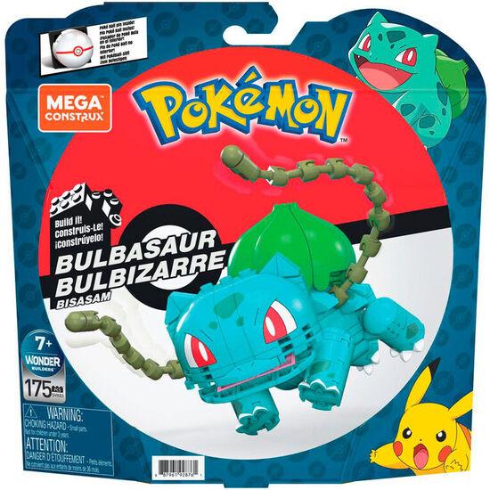 MEGA CONSTRUX BULBASAUR POKEMON image 1