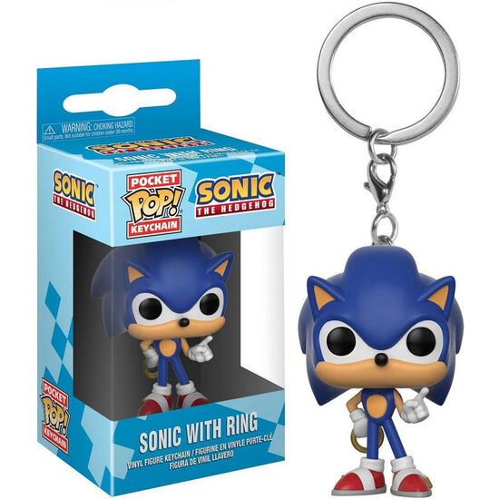 LLAVERO POCKET POP SONIC WITH RING image 0