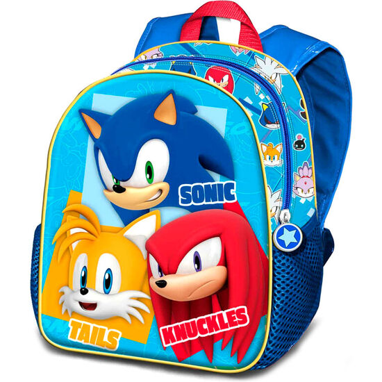 MOCHILA 3D TRIO SONIC THE HEDGEHOG 31CM image 0