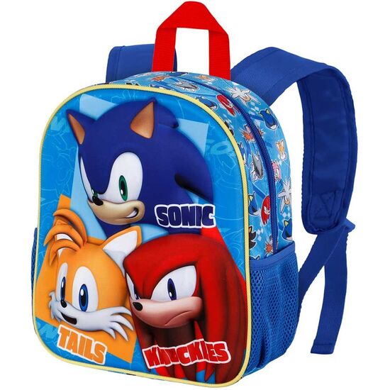 MOCHILA 3D TRIO SONIC THE HEDGEHOG 31CM image 1