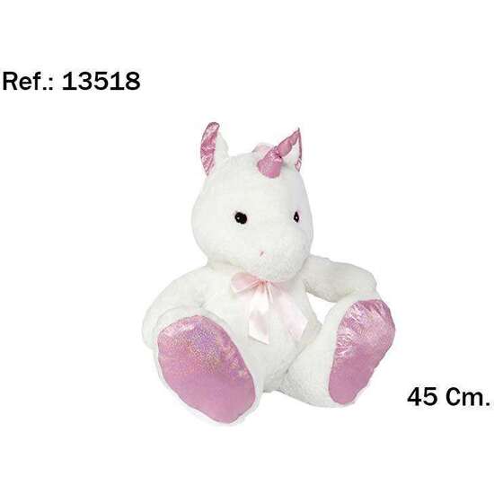 PELUCHE  UNICORNIO SENTADO 45 CM. image 0