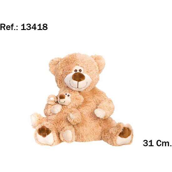 PELUCHE  OSO MARRON MAMA 31 CM. image 0