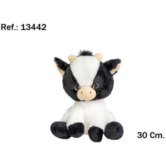 PELUCHE  VACA SENTADA 30 CM. image 0