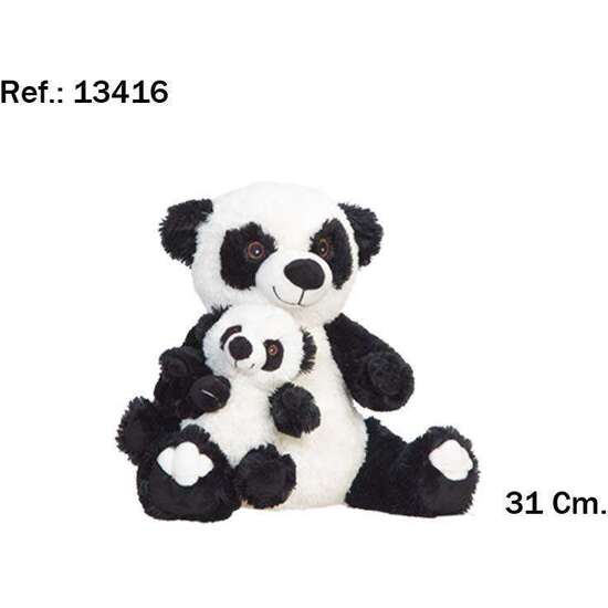 PELUCHE  OSO PANDA MAMA 31 CM. image 0