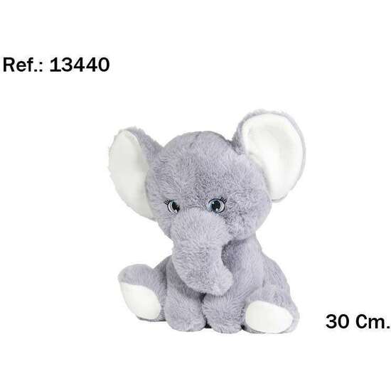 PELUCHE  ELEFANTE SENTADO 30 CM. image 0