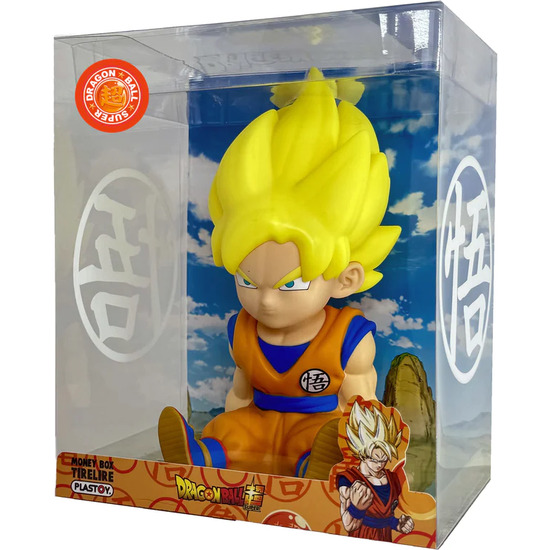 FIGURA HUCHA SON GOKU SUPER SAIYAN DRAGON BALL SUPER 15CM image 1