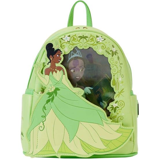 MOCHILA LENTICULAR TIANA Y EL SAPO DISNEY LOUNGEFLY 26CM image 0