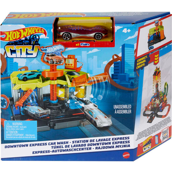 TUNEL LAVADO DOWNTOWN EXPRESS CITY HOT WHEELS image 0