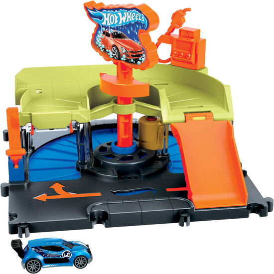 TUNEL LAVADO DOWNTOWN EXPRESS CITY HOT WHEELS image 1