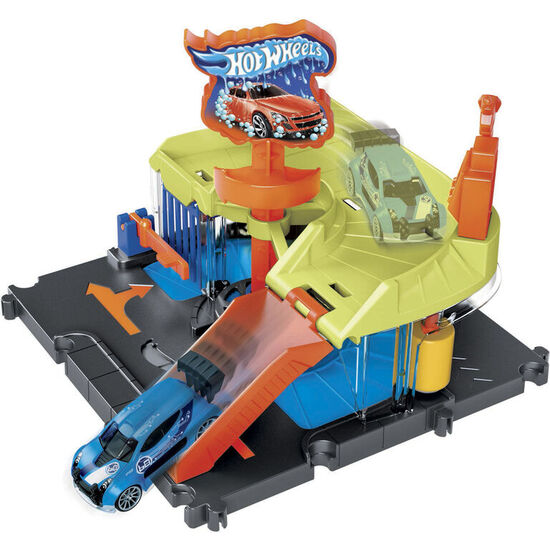 TUNEL LAVADO DOWNTOWN EXPRESS CITY HOT WHEELS image 3