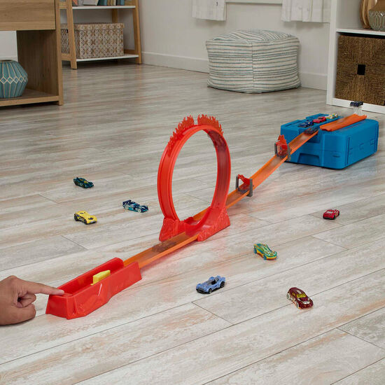 PISTA ACROBACIAS EN LLAMAS HOT WHEELS image 2