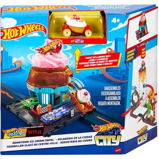 PISTA HELADERIA EN LA CIUDAD CITY HOT WHEELS image 0