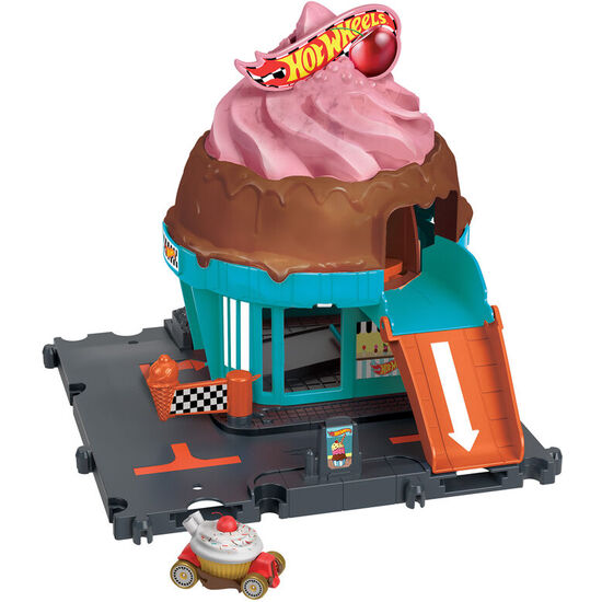 PISTA HELADERIA EN LA CIUDAD CITY HOT WHEELS image 1