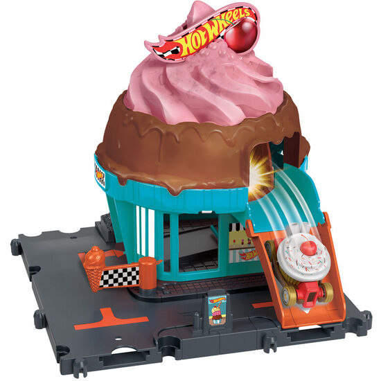 PISTA HELADERIA EN LA CIUDAD CITY HOT WHEELS image 3