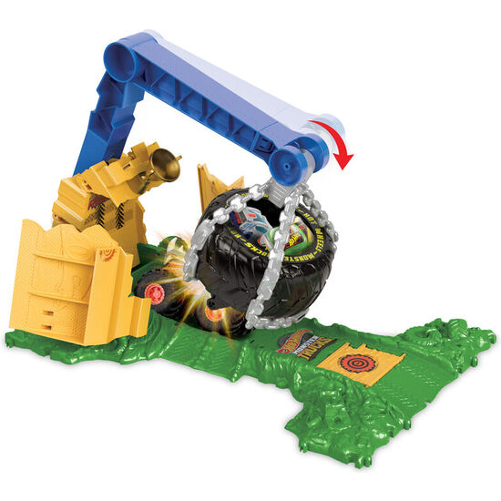 PISTA RETO DE RHINOMITE ARENA SMASHERS MONSTER TRUCKS HOT WHEELS image 3