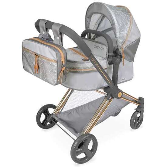 COCHE DE MUÑECA 3X1 PLEGABLE CITYX PARA MUÑECAS DE HASTA 50 CM 38X65X73 CM image 0