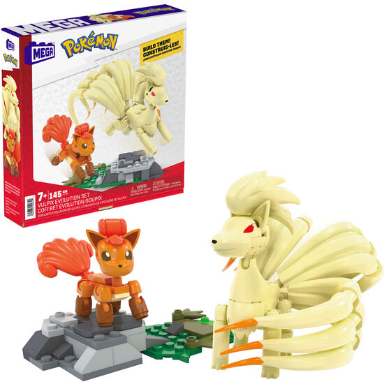 MEGA CONSTRUX EVOLUCION VULPIX POKEMON image 0