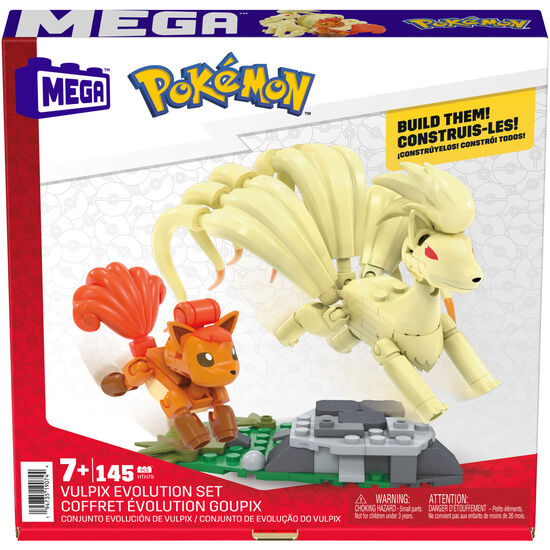 MEGA CONSTRUX EVOLUCION VULPIX POKEMON image 1