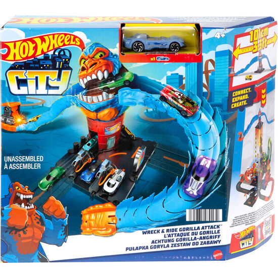 PISTA GORILA GASOLINERA CITY HOT WHEELS image 0