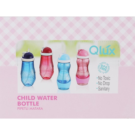 SPORT BOTTLE W/STRAW LUX 400ML QLUX image 3