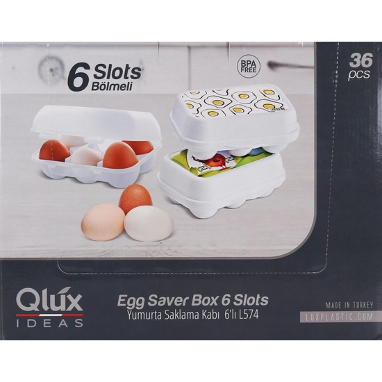 EGG SAVER BOX (6 SLOTS) QLUX image 1