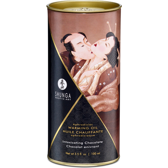 SHUNGA WARMING OIL INTOXICATING CHOCO 100 ML image 1